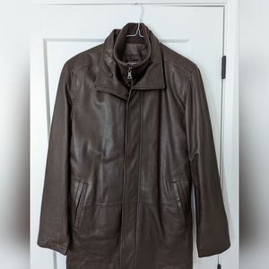 Danier Italian Leather mens coat size S with tags brand new never worn